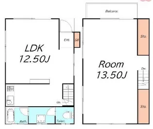 東京都足立区島根2【一戸建】の間取り