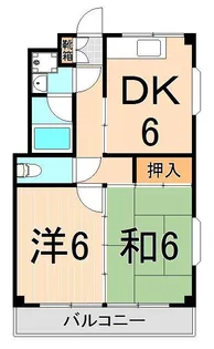 オリンピア保塚【3階】の間取り