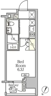東京都港区白金台3【マンション】の間取り