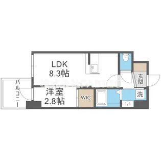 セレニテ日本橋エクラ【10階】の間取り