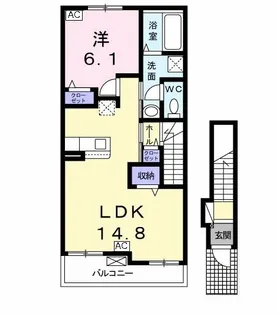 cheerful(チアフル)【2階】の間取り