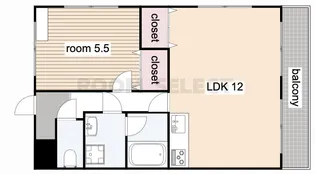 第3エステート丸万【1階】の間取り