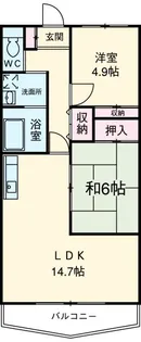 ベルパレス湘南【2階】の間取り