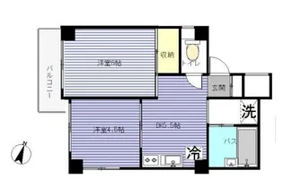 ヒロックオガワ【3階】の間取り
