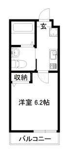 ボチボチ烏丸【3階】の間取り