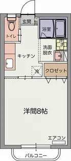 ロアール【1階】の間取り