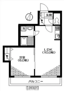 ベネレイト幡ヶ谷【2階】の間取り