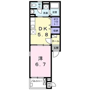 UT浮間【3階】の間取り