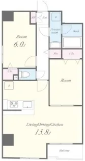 Une Lumiere【3階】の間取り