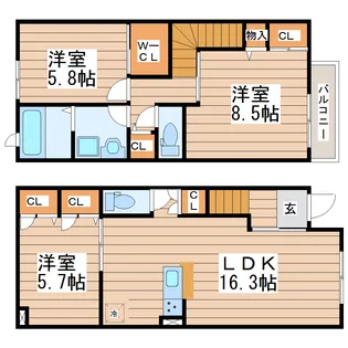 スマートメゾン名取の間取り