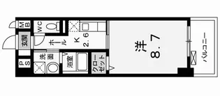 広島県福山市南蔵王町3【マンション】の間取り