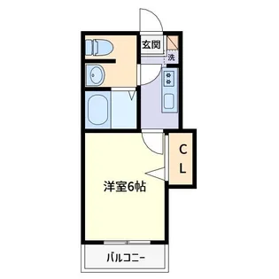 コーポロビン【2階】の間取り