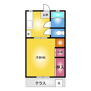 第2ニュータナベ【2階】の間取り