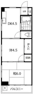 東京都品川区豊町4【アパート】の間取り