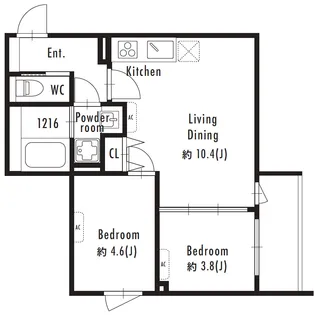 GRAN PASEO 駒場東大前【2階】の間取り