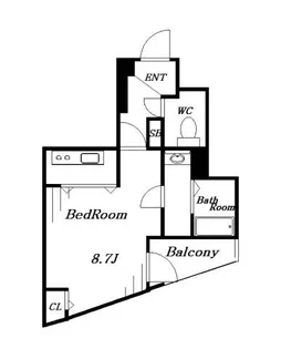 クレイドル千葉【3階】の間取り