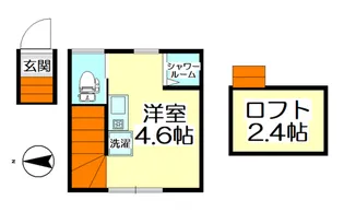 エスペランサ竹ノ塚【2階】の間取り