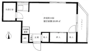 赤堤ライフ【3階】の間取り
