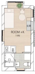 パームジェイ世田谷【2階】の間取り