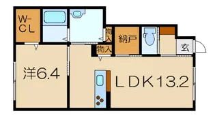 casa千栄【1階】の間取り