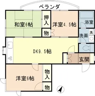 アネックス大宮6期【2階】の間取り