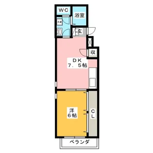 ハウス壱番館【3階】の間取り