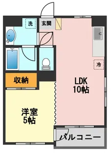 ファーストウッド新小岩【4階】の間取り