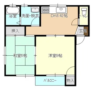グレープハウスTAJIMA【2階】の間取り