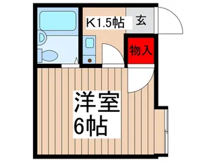 パールコーポ藤【2階】の間取り