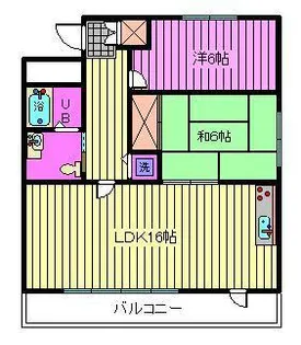 さくらヴィレッジ【1階】の間取り