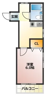 サンハイツ【2階】の間取り