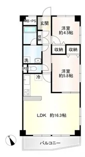 センチュリー鴻巣第三【3階】の間取り