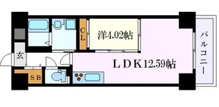 Primal千種stelo【4階】の間取り
