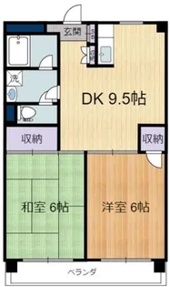 マンションセラヴィ【3階】の間取り