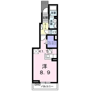サニークレメント【1階】の間取り