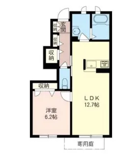 オリーブ【1階】の間取り