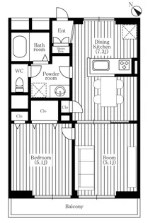 Silky PalaceII【3階】の間取り