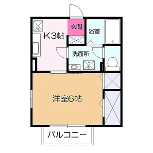 グランドリーフ【1階】の間取り