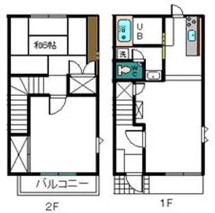 エザンスメゾン【1階】の間取り