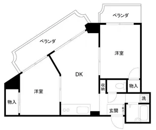 ワコー第3マンション【7階】の間取り