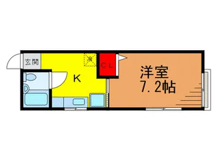 ハイツ澤田【1階】の間取り