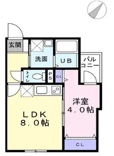 EIJU富士見台駅前【3階】の間取り