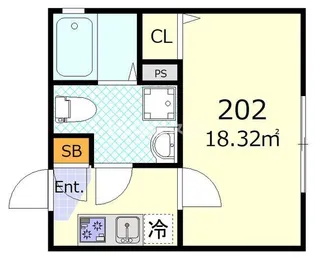 グランドヒル鶴見市場【2階】の間取り