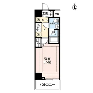 プレール・ドゥーク亀戸水神駅前【2階】の間取り