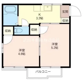 コーポミサ【2階】の間取り