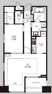ベラカーサ秋葉原【4階】の間取り