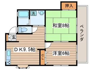 エスティオ【2階】の間取り