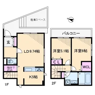 Noak Court Hiyoshiの間取り