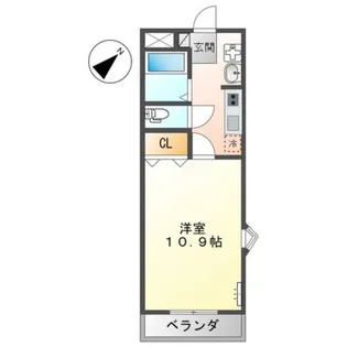 リバーサイド府中【2階】の間取り