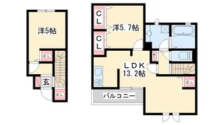 ハートランド【2階】の間取り